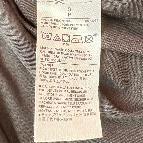 Banana Republic Sheer Botanical Boho Dress Black Floral Long Sleeve Size Small - Picture 7 of 10